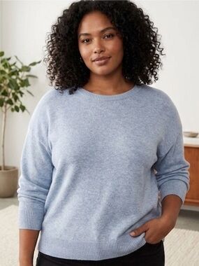 Old Navy Soft Blue Knit Top